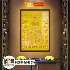 Bài Vị Thần Tài Thổ Địa DECORNOW DCN-TC356