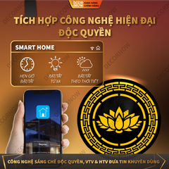Đèn Hào Quang Phật In Tranh Trúc Chỉ CNC DECORNOW DCN-TCC27