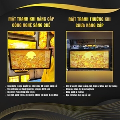Tranh Hoằng Pháp Ngang Hoa Sen Và Tia Mặt Trời DecorNow TC98