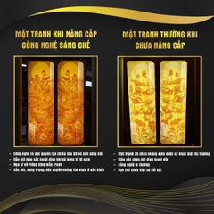 Tranh Hoằng Pháp Đối Hoa Sen Cây Trúc Mặt Trời DecorNow TC160