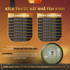 Đèn Hào Quang Phật Bát Nhã Tâm Kinh DECORNOW DCN-TC365