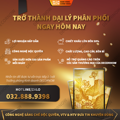 Tranh Trúc Chỉ Đứng In Phật DECORNOW DCN-TC201