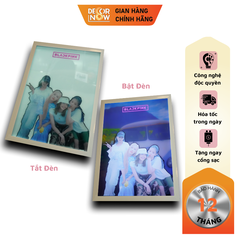 Tranh Bật Đèn Ảnh Blackpink DECORNOW Card Blackpink Born Pink Trang Trí Phòng ngủ, Phòng Khách BP-010