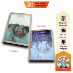 Tranh Bật Đèn Ảnh Blackpink DECORNOW Card Blackpink Born Pink Trang Trí Phòng ngủ, Phòng Khách BP-09