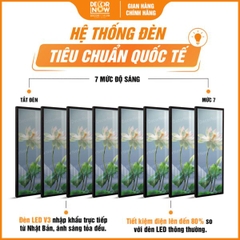 Tranh Hoằng Pháp Đối Hoa Sen Trắng Tinh Khôi DecorNow HD846