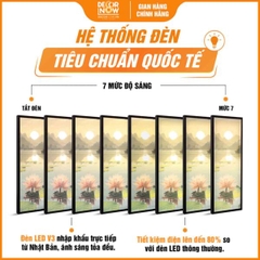 Tranh Hoằng Pháp Đối Hồ Sen Hồng DecorNow HD849