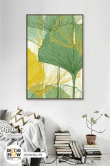 Tranh Treo Tường Canvas Lá Bạch Quả - DECORNOW T13