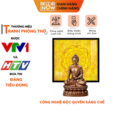 Tranh Trúc Chỉ Vuông In Mandala DECORNOW DCN-TC142