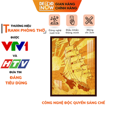 Tranh Trúc Chỉ Đứng In Thuận Buồm Xuôi Gió DECORNOW DCN-TC235