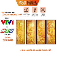 Tranh Tứ Quý Tùng Cúc Trúc Mai DECORNOW DCN-TC261