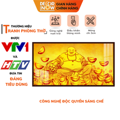 Tranh Trúc Chỉ Ngang In Phật DECORNOW DCN-TC306