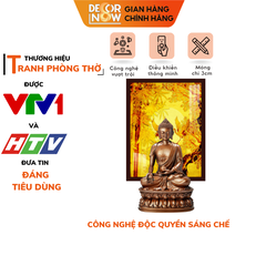 Tranh Trúc Chỉ Đứng In Chim Hạc DECORNOW DCN-TC74