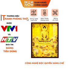 Tranh Trúc Chỉ Đứng In Phật DECORNOW DCN-TC76