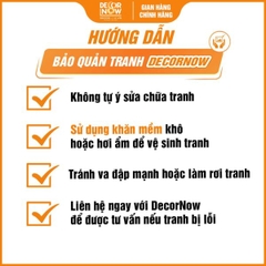 Tranh Hoằng Pháp Tròn Hoa Sen Trắng Tinh Khôi DecorNow HD847