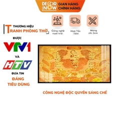 Tranh Hoằng Pháp Ngang Chữ Thư Pháp Cửu Huyền Thất Tổ DecorNow TC333