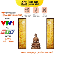 Tranh Hoằng Pháp Đối Cây Trúc Chim Hạc DecorNow TC178