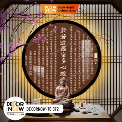 Đèn Hào Quang Phật Bát Nhã Tâm Kinh DECORNOW DCN-TC372