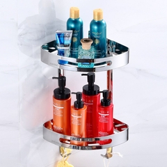 Kệ góc inox 304 2 tầng mã E02