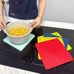 Set 5 Tấm Lót Nồi Silicone Chịu Nhiệt – Dày 6mm, Chống Nóng, Chống Trượt – GHA1006
