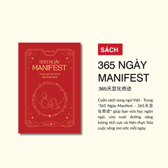 Sách - 365 Ngày Manifest (Song Ngữ Việt -Trung)