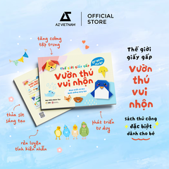 Sách - Combo 2 Cuốn: Thế Giới Giấy Gấp (Vườn Cây Ngộ Nghĩnh + Vườn Thú Vui Nhộn)