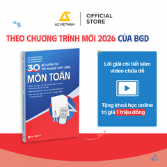Sách - Bộ Đề Luyện Thi Tốt Nghiệp THPT 2026 Toán, Văn, Anh, Lí, Hóa, Sinh, Sử Địa + Tặng Khóa Học Online Trị Giá 1 Triệu