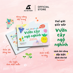 Sách - Combo 2 Cuốn: Thế Giới Giấy Gấp (Vườn Cây Ngộ Nghĩnh + Vườn Thú Vui Nhộn)