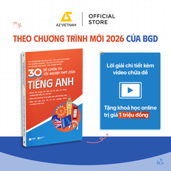 Sách - Bộ Đề Luyện Thi Tốt Nghiệp THPT 2026 Toán, Văn, Anh, Lí, Hóa, Sinh, Sử Địa + Tặng Khóa Học Online Trị Giá 1 Triệu