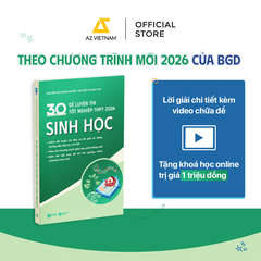 Sách - Bộ Đề Luyện Thi Tốt Nghiệp THPT 2026 Toán, Văn, Anh, Lí, Hóa, Sinh, Sử Địa + Tặng Khóa Học Online Trị Giá 1 Triệu