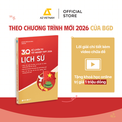 Sách - Bộ Đề Luyện Thi Tốt Nghiệp THPT 2026 Toán, Văn, Anh, Lí, Hóa, Sinh, Sử Địa + Tặng Khóa Học Online Trị Giá 1 Triệu