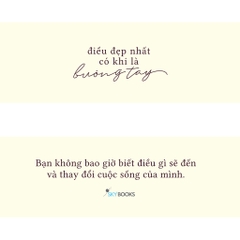 Sách - Điều Đẹp Nhất Có Khi Là Buông Tay