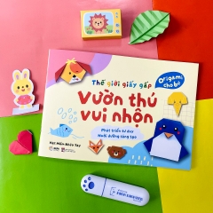 Sách - Combo 2 Cuốn: Thế Giới Giấy Gấp (Vườn Cây Ngộ Nghĩnh + Vườn Thú Vui Nhộn)