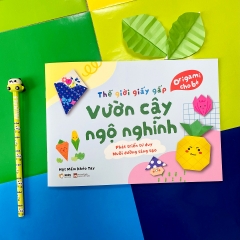 Sách - Combo 2 Cuốn: Thế Giới Giấy Gấp (Vườn Cây Ngộ Nghĩnh + Vườn Thú Vui Nhộn)