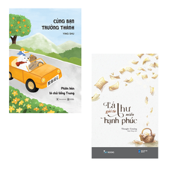 Sách - Combo 2 Cuốn: Cùng Bạn Trưởng Thành - Phiên Bản TÔ CHỮ Tiếng Trung + Lá Thư Gửi Từ Miền Hạnh Phúc