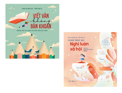Sách - Combo 2 Cuốn: Viết Văn Không Băn Khoăn + Chinh Phục Bài Nghị Luận Xã Hội