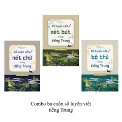 Sách - Combo 3 Cuốn Sổ Luyện Viết Tiếng Trung