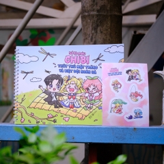 Sách - Sổ Tô Màu Chibi: Thủy Thủ Mặt Trăng Và Biệt Đội Ngân Hà