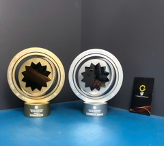 Cúp vinh danh mạ vàng/bạc giải Golf cao cấp.