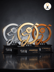 Cúp golf kim loại sang trọng
