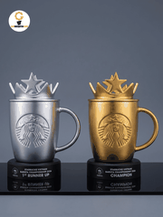 Cúp thiết kế 3D Starbucks độc bản