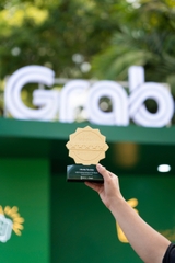 Cúp vinh danh kim loại Grabfood