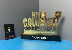 Cúp kim loại Hair Colorist 2025 Awards