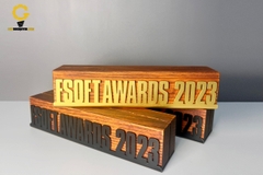 Cúp gỗ thiết kế riêng - FSOFT AWARDS 2023