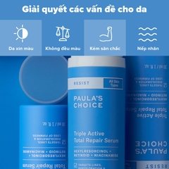 Tinh chất 3 tác động chống lão hóa, mờ thâm nám, giảm nếp nhăn và săn chắc da Resist Triple Active Total Repair Serum 30ml