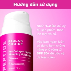 Kem dưỡng ẩm căng mọng và giảm nếp nhăn Pro-Collagen Peptide Plumping Moisturizer 50ml