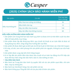 Khuyến mại Chính hãng [Lắp đặt 0Đ HCM/ HN] Máy lạnh/ Điều hòa Casper Inverter ProAir 1 chiều 1HP GC-09IB36 - Bảo hành 3 năm