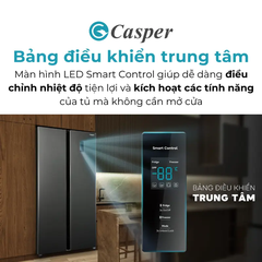 [Khuyến mại] Chính hãng Tủ lạnh Casper Inverter 458 lít RS-460PBW Mới 100% bảo hành chính hãng giá rẻ nhất thị trường