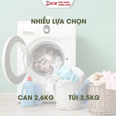 [Chính hãng] Combo 2 TÚI NƯỚC GIẶT LIX MATIC HƯƠNG NƯỚC HOA 3,2KG/1 túi 2C-NGM04 Vũ trụ khỏe đẹp