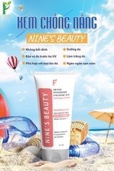 Kem chống nắng Sinh Học Nine's Beauty Sun Screen SPF 50 PA+++ Dưỡng da Chống nắng mặt và toàn thân Bảo vệ da trước tác hại của ánh nắng Giúp ngăn ngừa Nám Sạm giúp da trắng sáng mịn màng Dưỡng ẩm da Chống lại các tia UV có hại