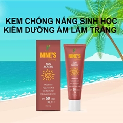 Kem chống nắng Sinh Học Nine's Beauty Sun Screen SPF 50 PA+++ Dưỡng da Chống nắng mặt và toàn thân Bảo vệ da trước tác hại của ánh nắng Giúp ngăn ngừa Nám Sạm giúp da trắng sáng mịn màng Dưỡng ẩm da Chống lại các tia UV có hại
